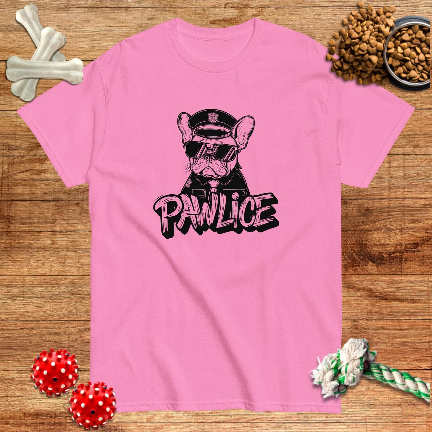 Frenchie Pawlice T-Shirt | Dark teas