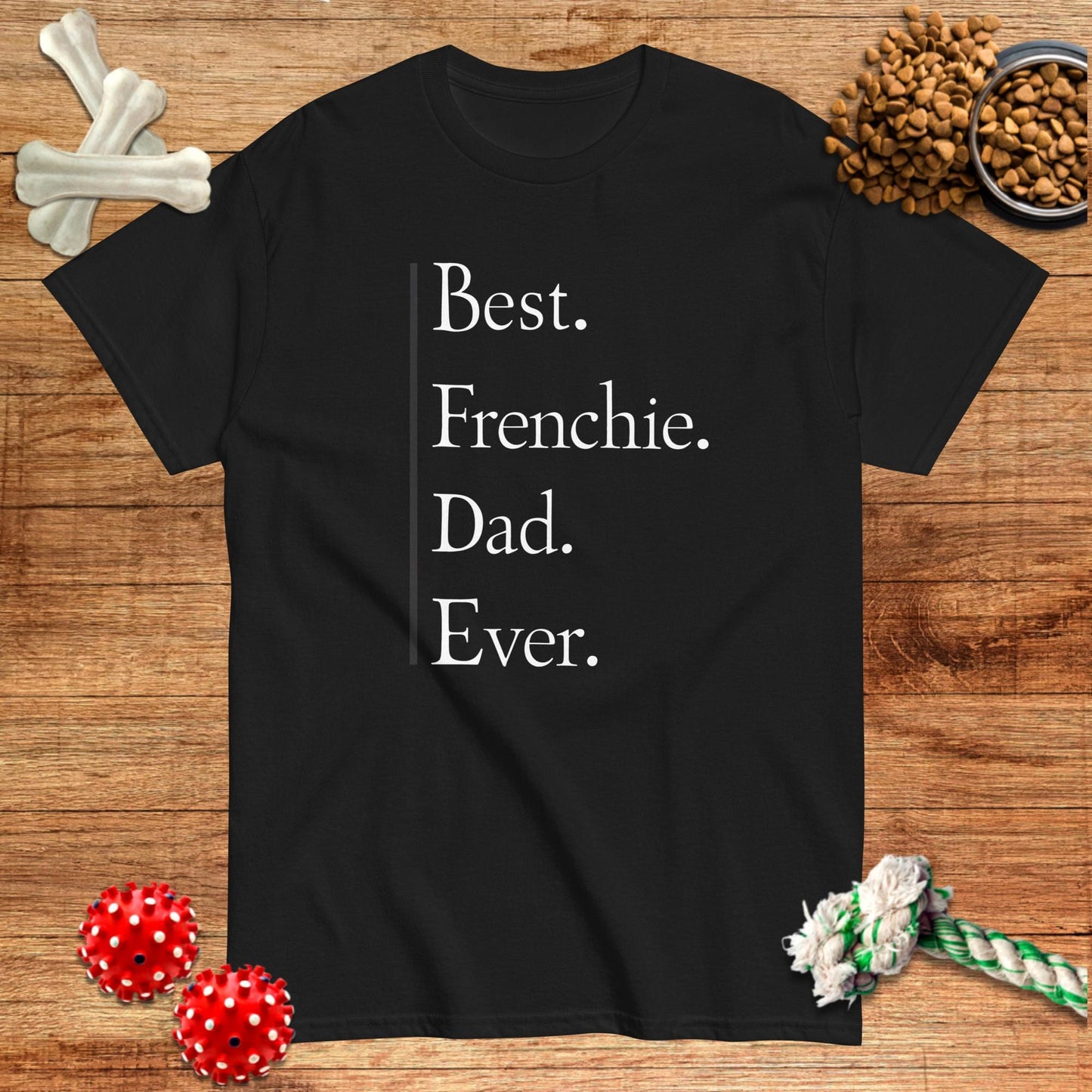 Camiseta con el mejor papá francés de todos los tiempos | Dark Tees