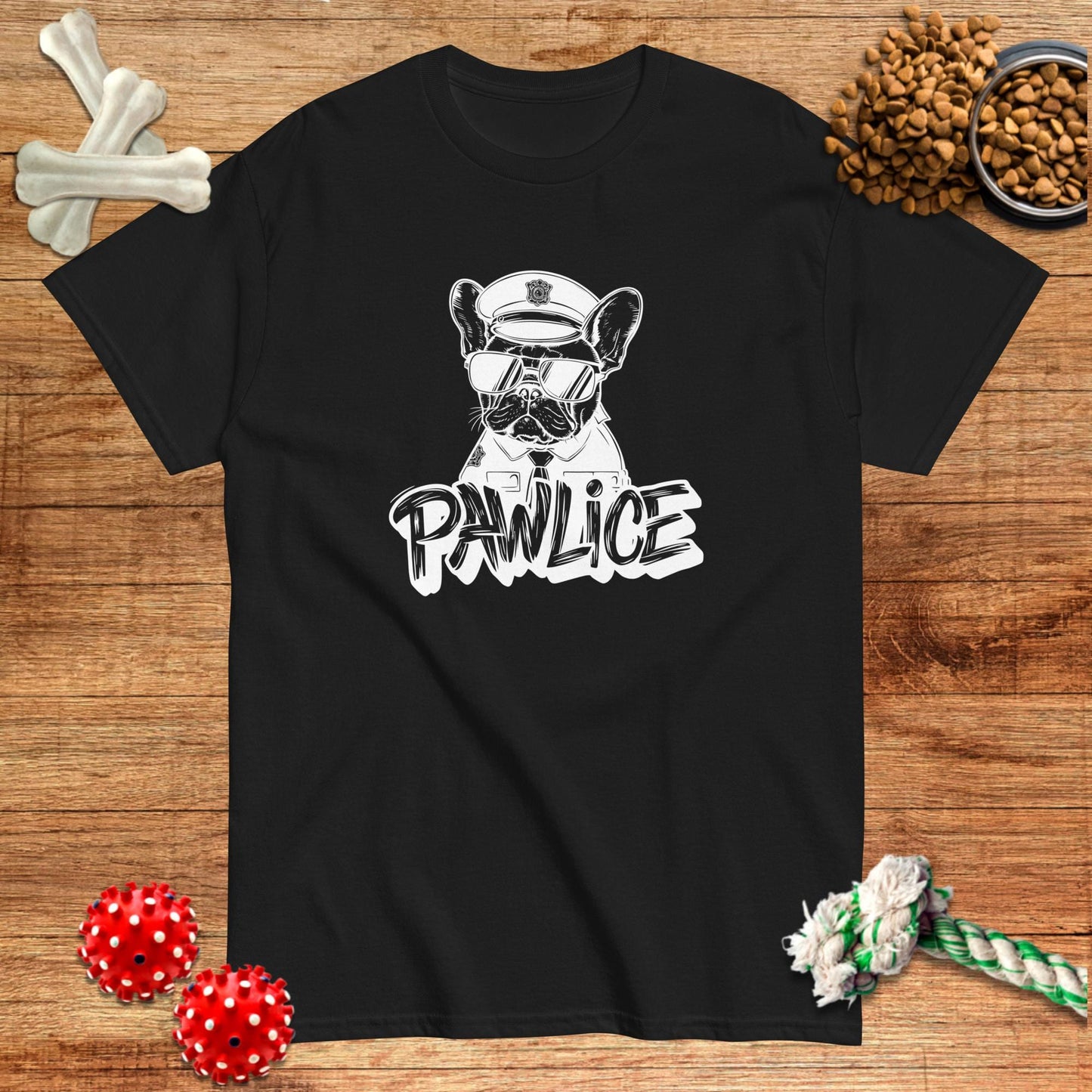 Frenchie Pawlice T-Shirt | Dark teas