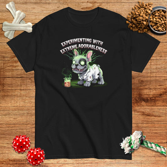 Frenchie Professor: Halloween-Experiment T-Shirt