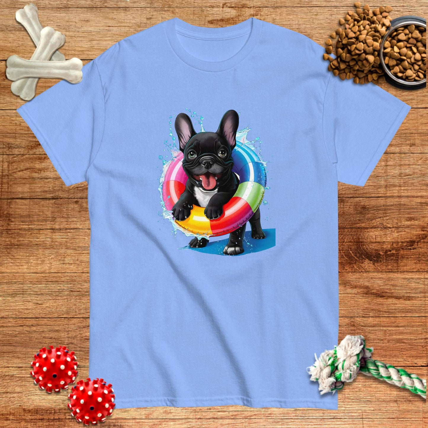 Frenchie Looking Forward For Swimming T-Shirt