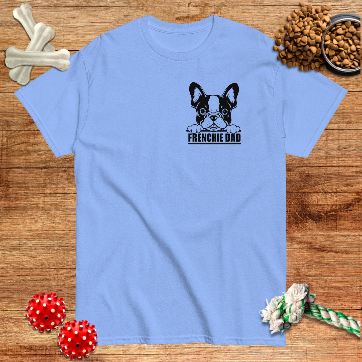 Frenchie Dad T-Shirt | Dark teas