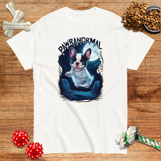 Camiseta de Halloween de Frenchie Pawranormal | Dark Tees