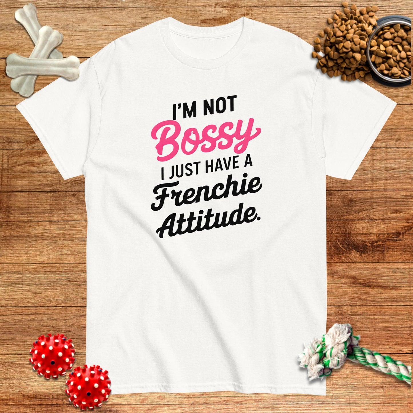 Camiseta No soy mandona, solo tengo actitud de francés | Dark Tees